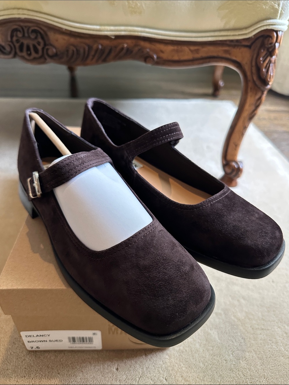 New Steve Madden Delancy Brown Suede 7.5